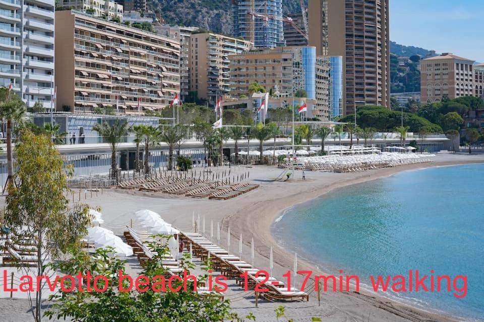 Very Central Suite Apartment With 1Bedroom Next To The Underground Train Station Monaco And 6Min From Casino Place מראה חיצוני תמונה